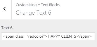 text block with css